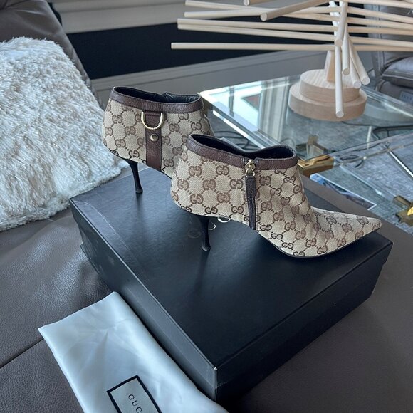 Gucci GG Monogram Boots - Picture 1 of 5